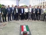 حضور سرپرست وزارت جهاد کشاورزی در گلزار شهدای گمنام مراغه